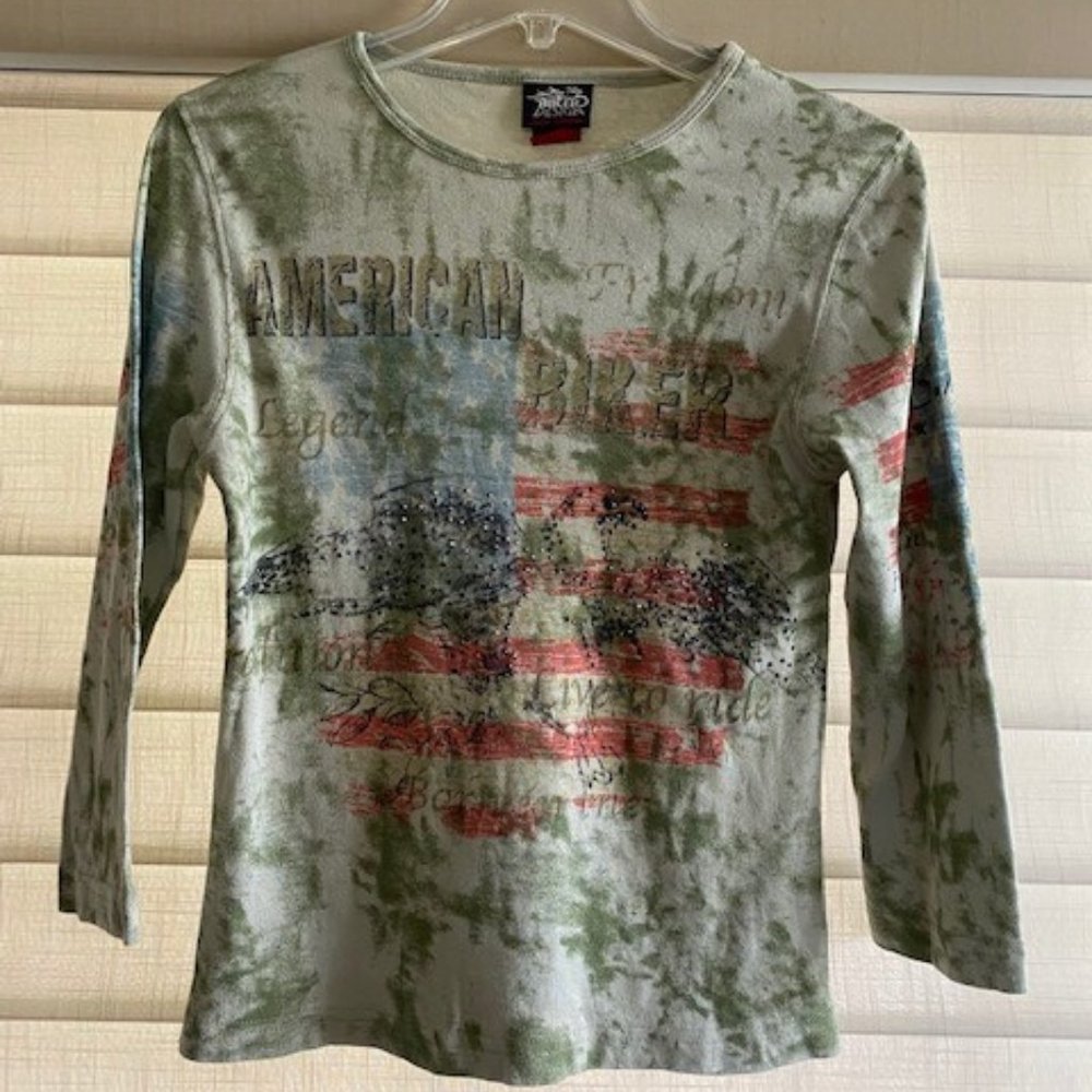 Biker Design Ladies Collection 3/4 Sleeve Tee